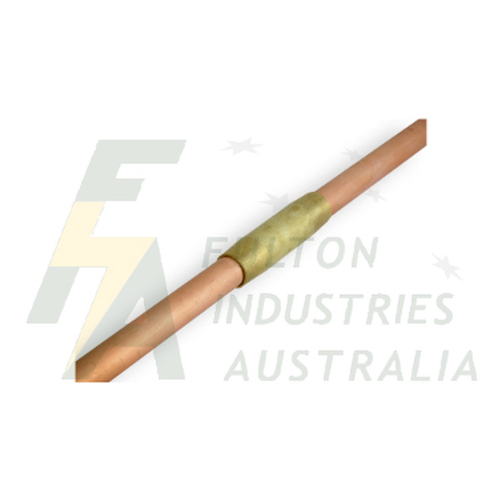 BC15P - Brass earth rod coupler to suit CPR15 series